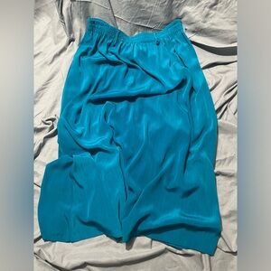 Vintage iridescent blue skirt